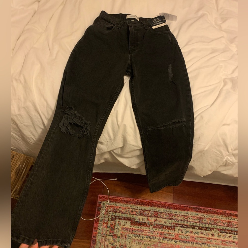 Abercrombie 90s straight curve love jeans